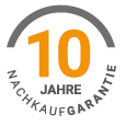 10 Jahre Nachkaufgarantie